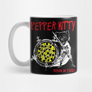 Pepper Kitty likes PIZZA Mug